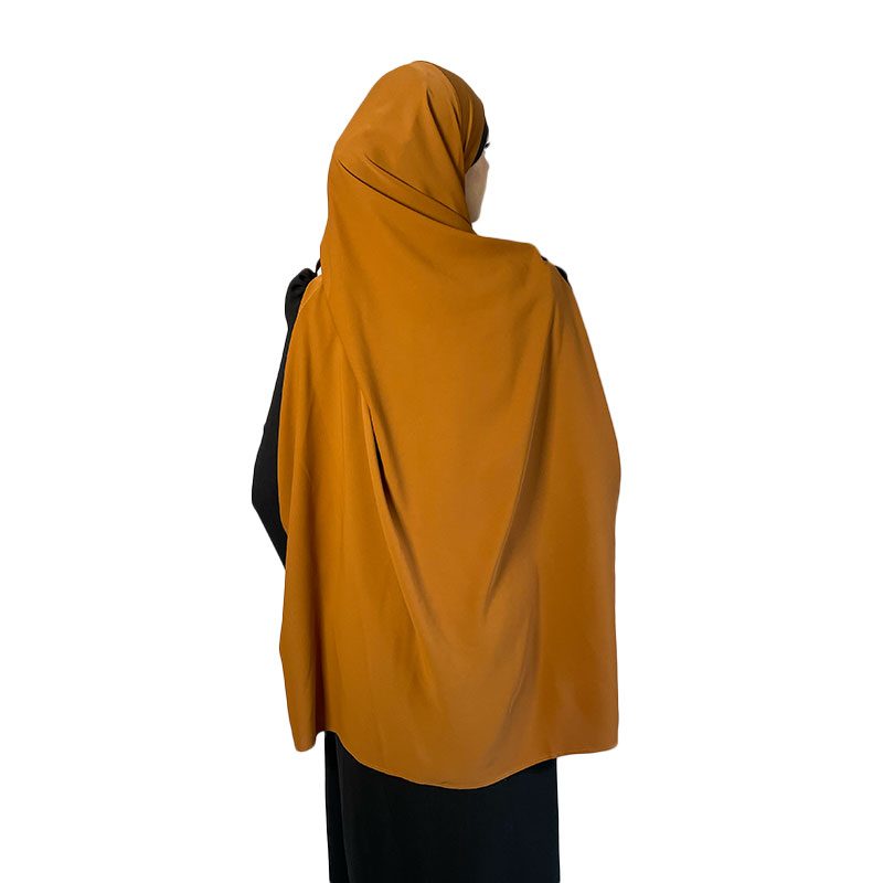 khimar-hijabissime-marron-dos khimar-hijabissime-marron-dos